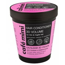 Бальзам 3D Объём для тонких и ломких волос, Cafemimi, 220 мл