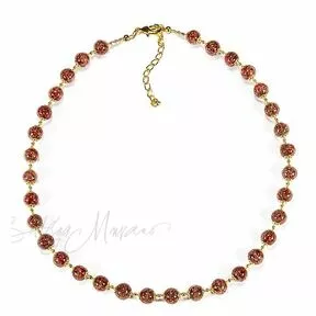 Ожерелье Amato, цвет Medium Red, Bottega Murano