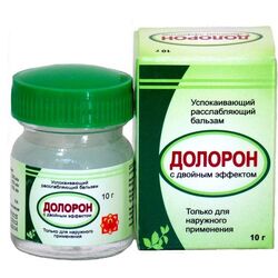 Бальзам успокаивающий, расслабляющий Долорон с двойным эффектом, 10 гр