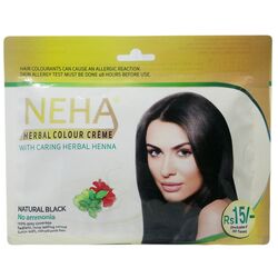 Крем-краска на основе хны Черная, Neha, 10+5 гр