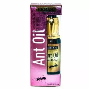 Натуральное муравьиное масло с дозатором для удаления волос, Ant oil, Hemani, 30 мл