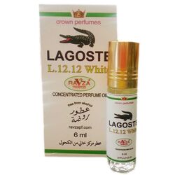 Духи масляные L.12.12. White Lacoste, Ravza, 6 мл