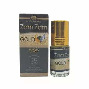 Духи масляные стойкие Zam Zam Gold, Ravza, 3 мл